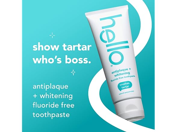 Hello Antiplaque Whitening Toothpaste 5oz 3 Pack