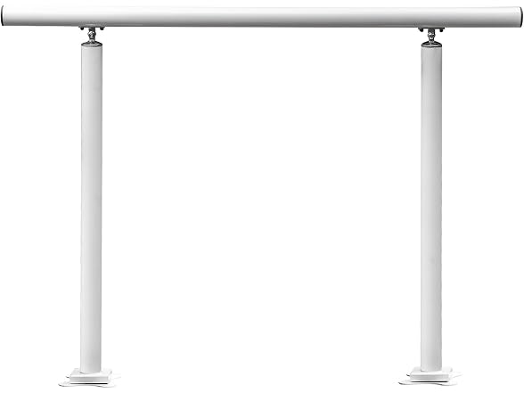 Outdoor Stair Railing Kit, 4 FT Handrails 1-4