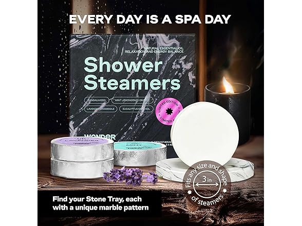 WONDER FAMILY  hower Steamers Gift Set