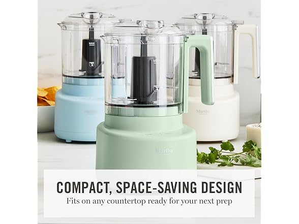 Martha Stewart 3 Cup Electric Vegetable Chopper Sage