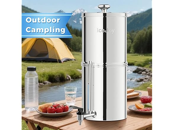 IceJoy 8-Stage Gravity Water Filtration System