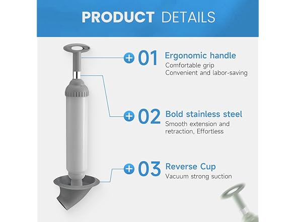 Lagwry AAP-Tool-329 High Pressure Toilet Plunger