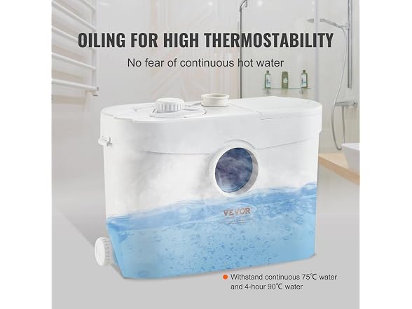 Macerator Pump, 700W, 9600 L/h Flow, 32.8 ft/10