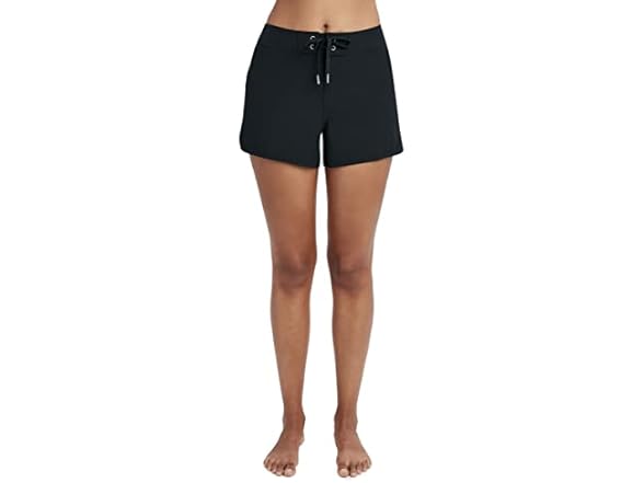 Nautica Women's Board Shorts Black (XL)