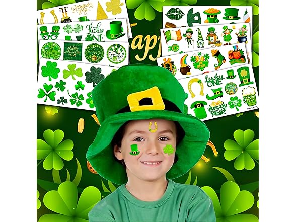 St.Patricks Day Temporary Tattoos
