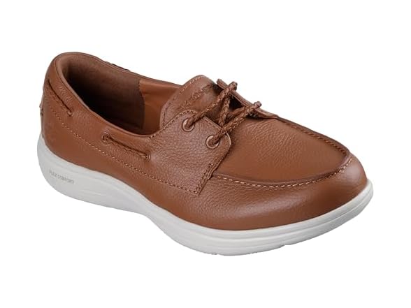 Skechers Women's On-The-Go Flex Radiant Leather Boat Shoe