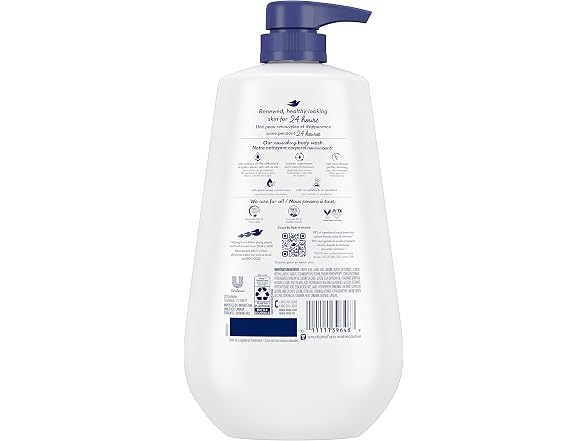 Dove Deep Moisture Body Wash with Pump 3 Count