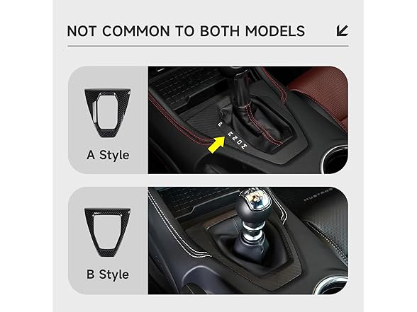 Console Gear Shift Cover Mustang 24-25