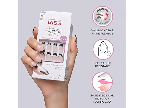 KISS Salon Acrylic 'Hype', Light Neon Yellow