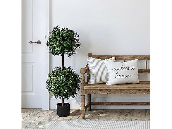 National Tree Company 46" Artificial Boxwood Topiary Tree