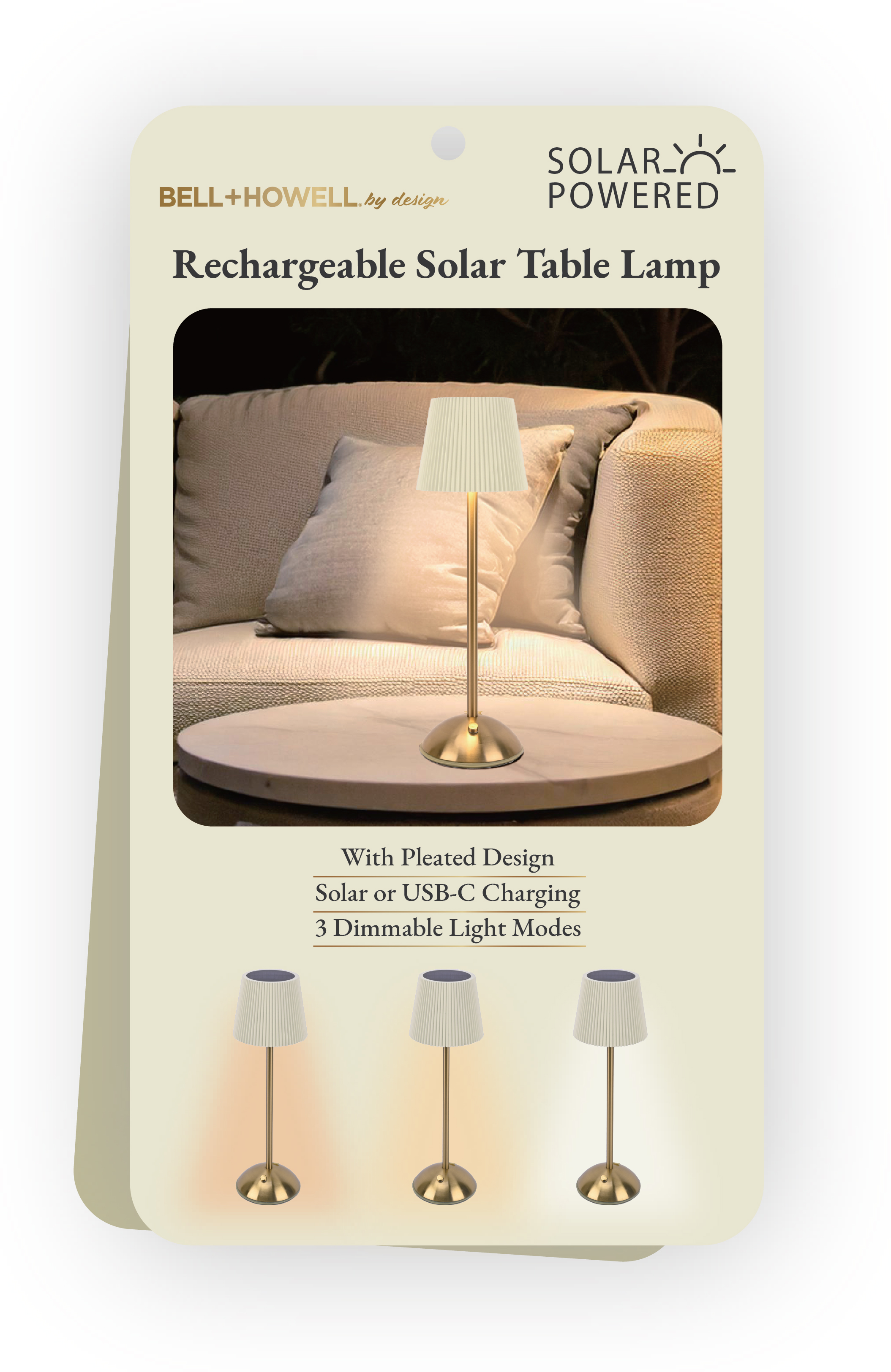 Solar Thin Pleated Lamp - Gallery 6