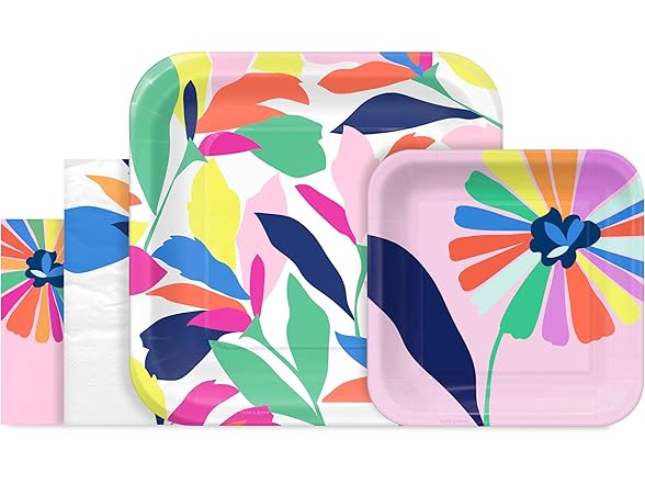 Hallmark Paper Party Plates and Napkins