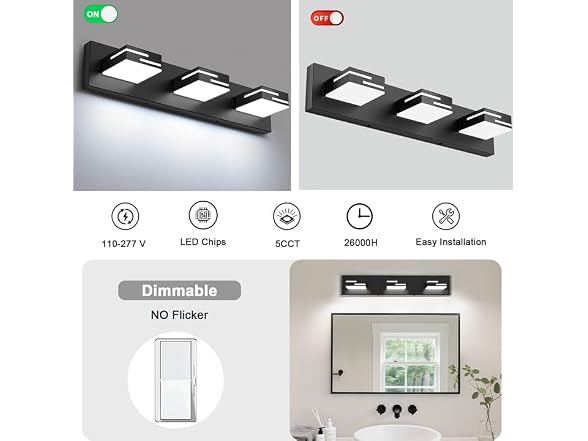LED Modern Bathroom Vanity Light