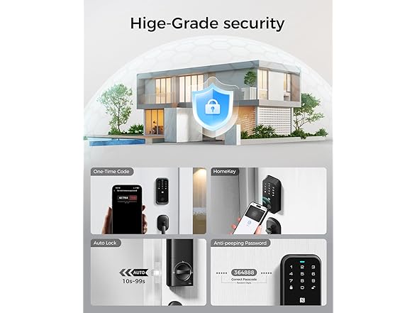 LNDU Fingerprint Keyless Entry Door Lock