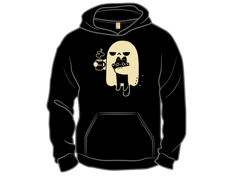 Cute Ghost Holding Cat