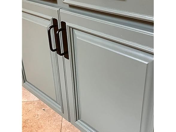 Matte Black Round Cabinet Handles