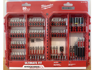 $44.99 Milwaukee 48-32-4094 Shockwave Bit Kit w/ 80 Pcs dealfomo
