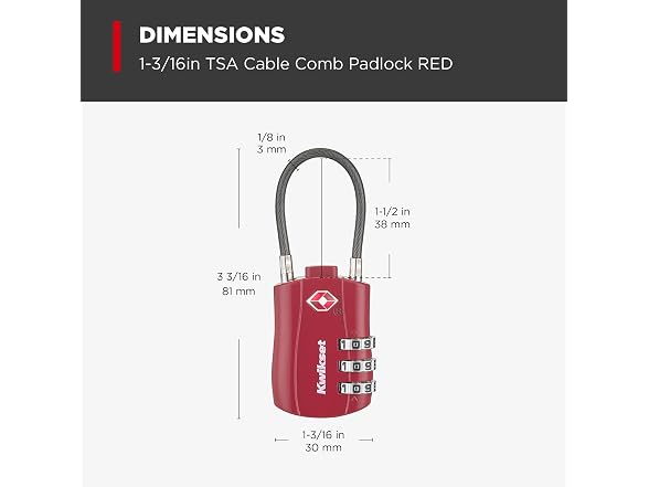 Kwikset TSA Approved Combination Lock