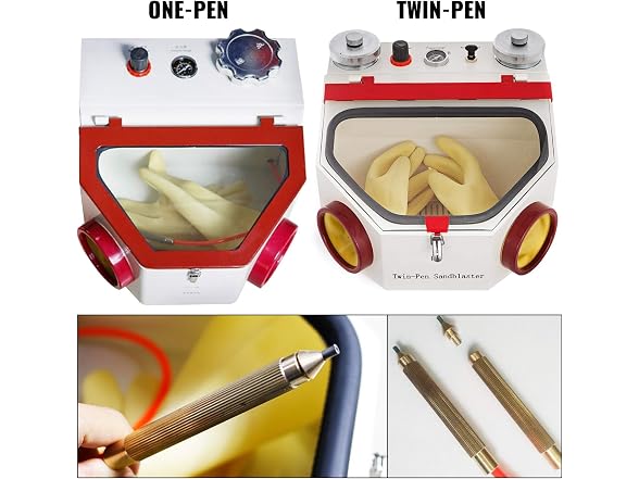 Twin Pen Sandblaster Double Pen Sand Blaster