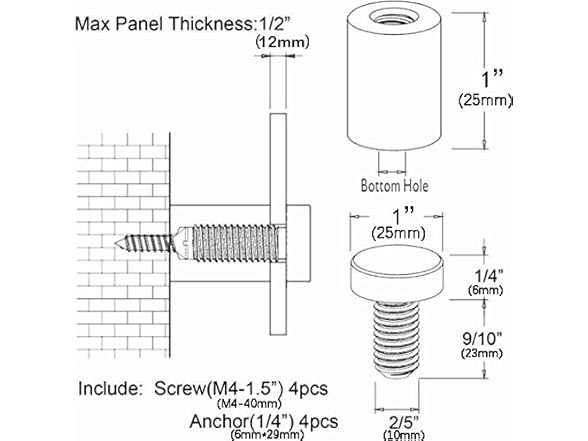 Store Sign Holders, Pack of 4