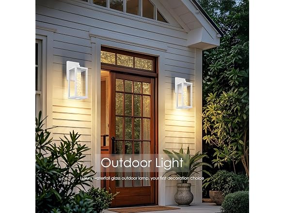 Brightever 2-Pack Outdoor Wall Light