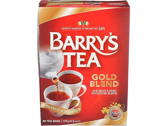 Barry's Tea Gold Blend irish, 80 Count (Pack of 1)