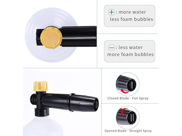 BEAR FORCE Electric Pressure Washer DIY Foam Cannon