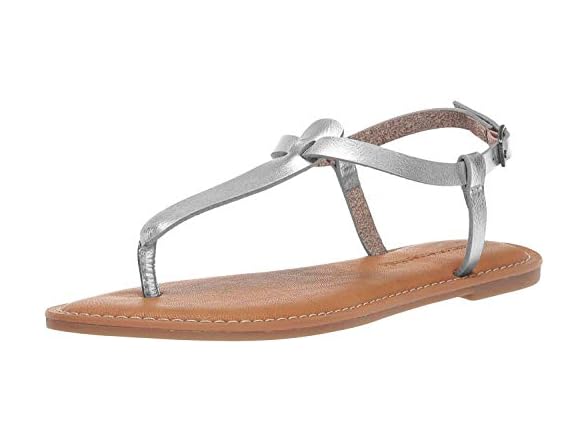 Amazon Essentials Women Casual Thong Leather Strap
