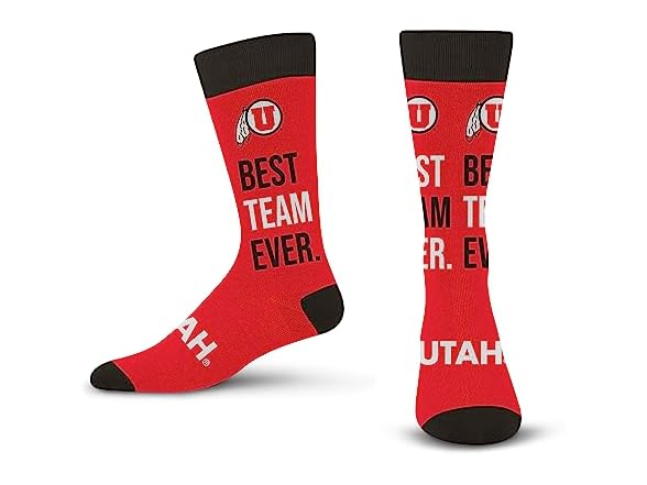 For Bare Feet NCAA Best Team Crew Sock