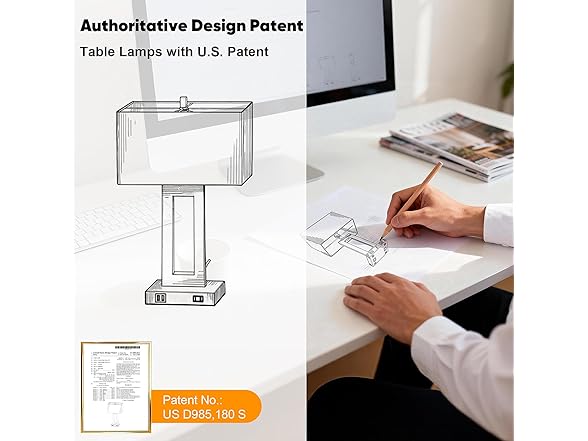 TOBUSA Touch Control Table Lamps Set of 2