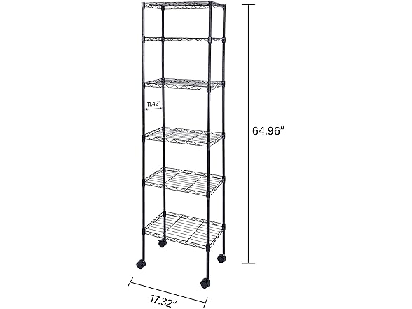 Simple Deluxe 6-Tier Storage Shelves