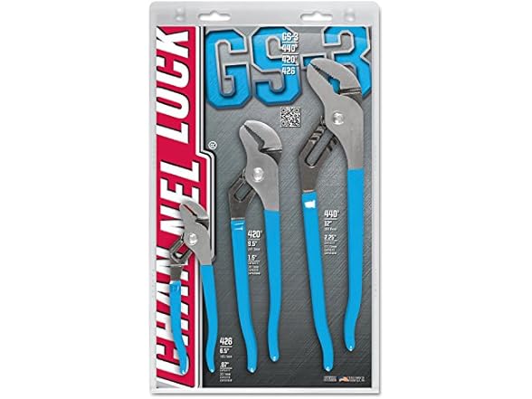 Channellock GS-3 Tongue and Groove Plier Set