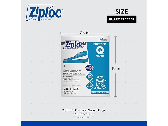 Ziploc Ziploc 696187 Double Zipper Freezer