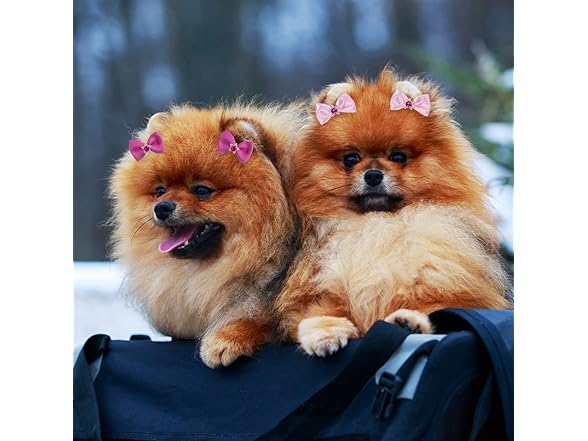 Rimobul 50PCS Yorkie Pet Hair Bows