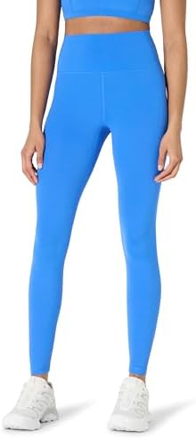 Amazon Essentials Women's Active FormFlex Buttery Soft High Waist 27.5" Inseam Full Length Yoga Workout Leggings, Ocean Blue, XX-Large