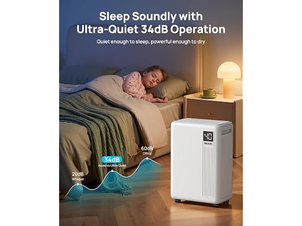 AIUSEVO 26-Pint Dehumidifier