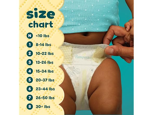 Pampers 37lbs Swaddlers Diapers