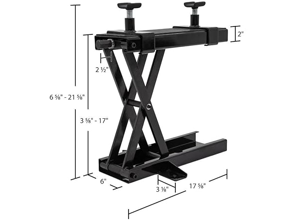 Black Widow Steel Motorcycle Jack