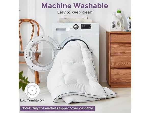 IULULU Pillow Top Mattress Topper, Full