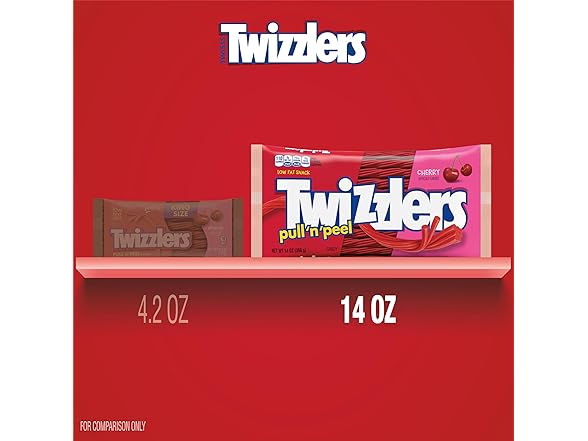 6PK Twizzlers pull & peel 14oz