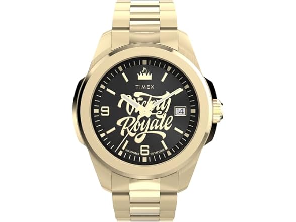 Timex Mens Fortnite Essex 45mm GoldTone