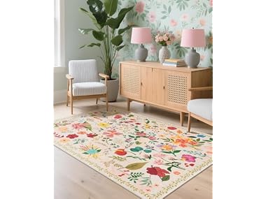 $15.99 Boho Washable Area Rug 4x6 dealfomo