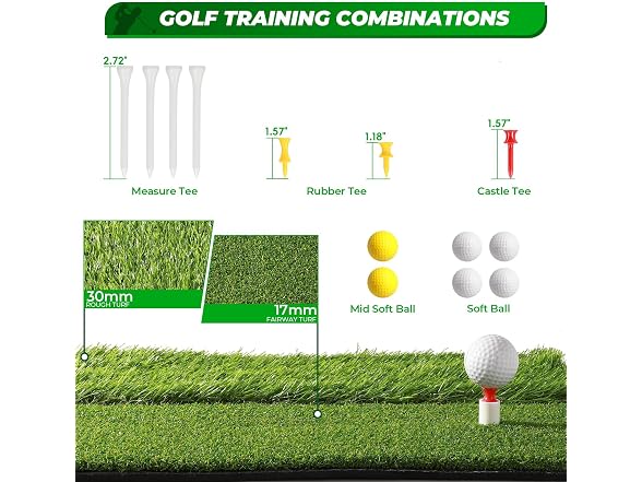 Dollate Golf Net, 10 x 7ft Heavy Duty Golf