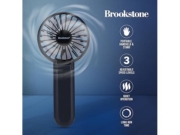 Brookstone Small Foldable Fan