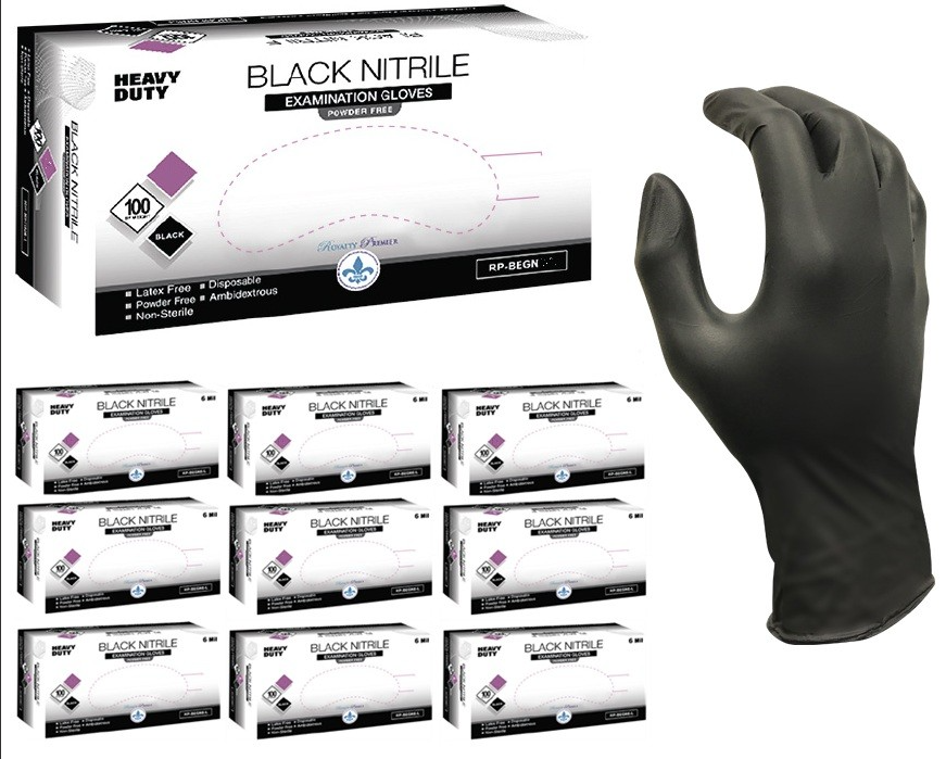 Royalty Premier 4,5 or 6 Mil 1000pc Nitrile Gloves - Gallery 10