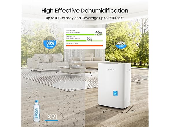5500 Sq.Ft Dehumidifier