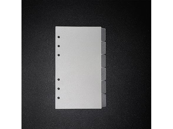 etspolt A6 Binder Dividers Plastic