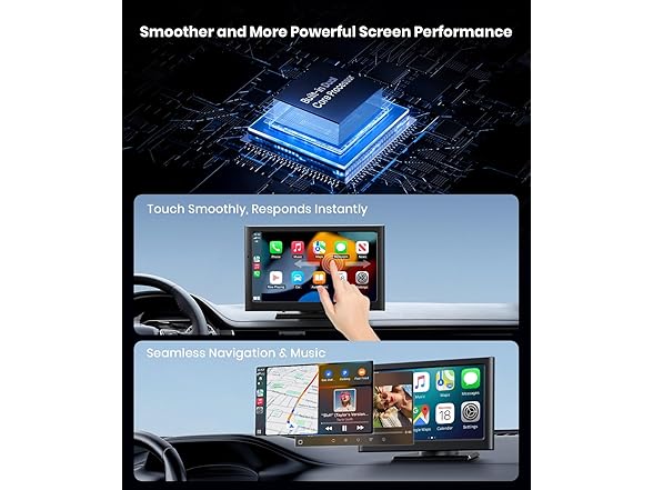 7" HD Wireless Car Play Touch Screen