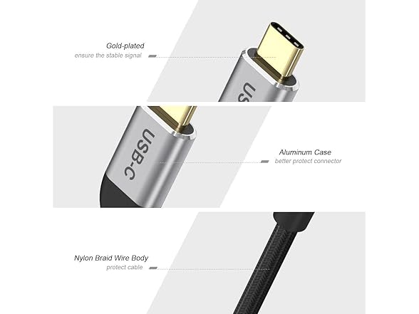 QGeeM USB C to HDMI Adapter - Gray