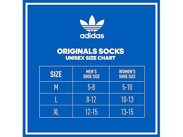 adidas Trefoil (6-Pair) Crew Sock